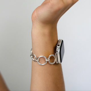Silver Sync Watch Bracelet